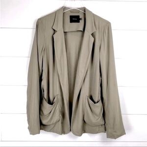 Talula Light Tan Blazer with Stylish Pockets